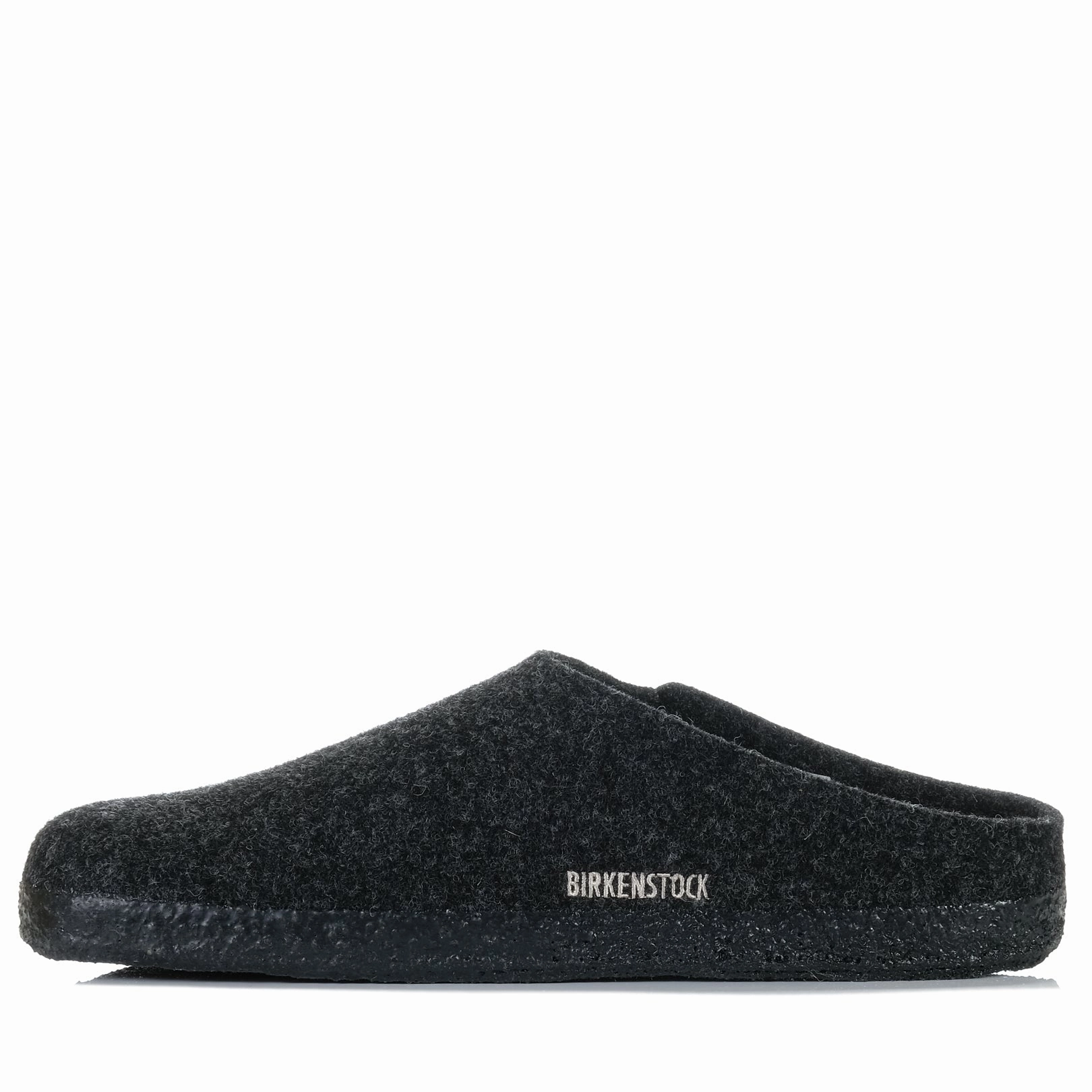 Birkenstock Zermatt Wool-Felt (Regular) Anthracite Stunning Heeled Sandals
