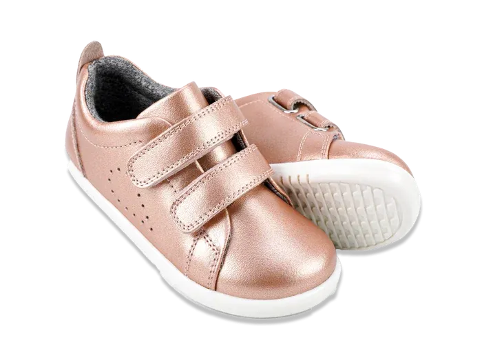 Bobux Iwalk Grass Court - Rose Gold Breathable Form