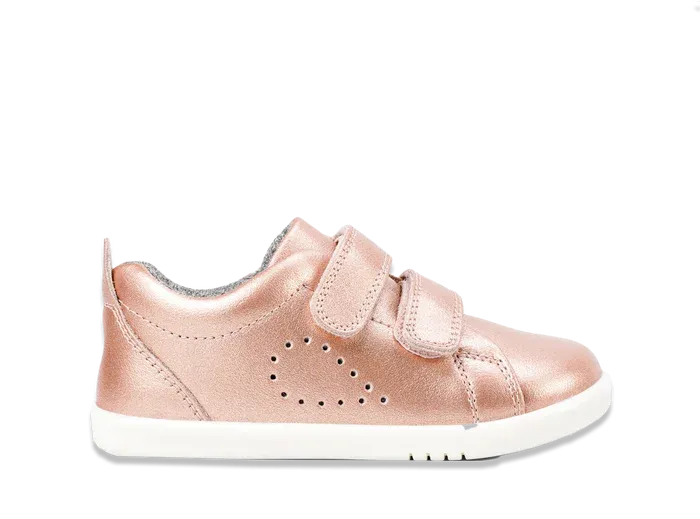 Bobux Iwalk Grass Court - Rose Gold Breathable Form