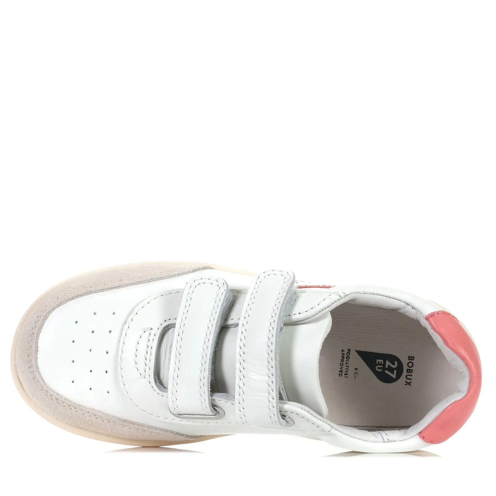 Bobux Kid  Champ 850505 Chalk/Ocean Coral Soft padded