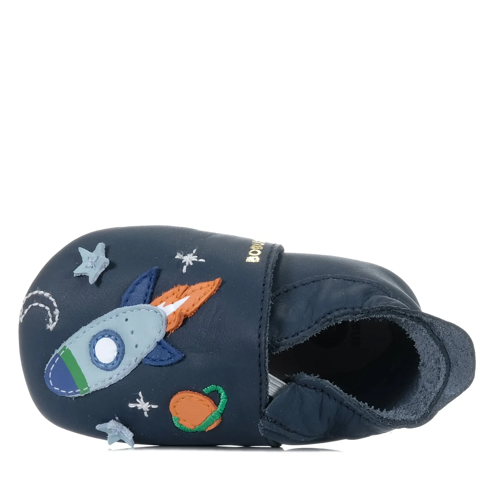Bobux Soft Sole Cosmic Rocket Navy Ultra-soft performance