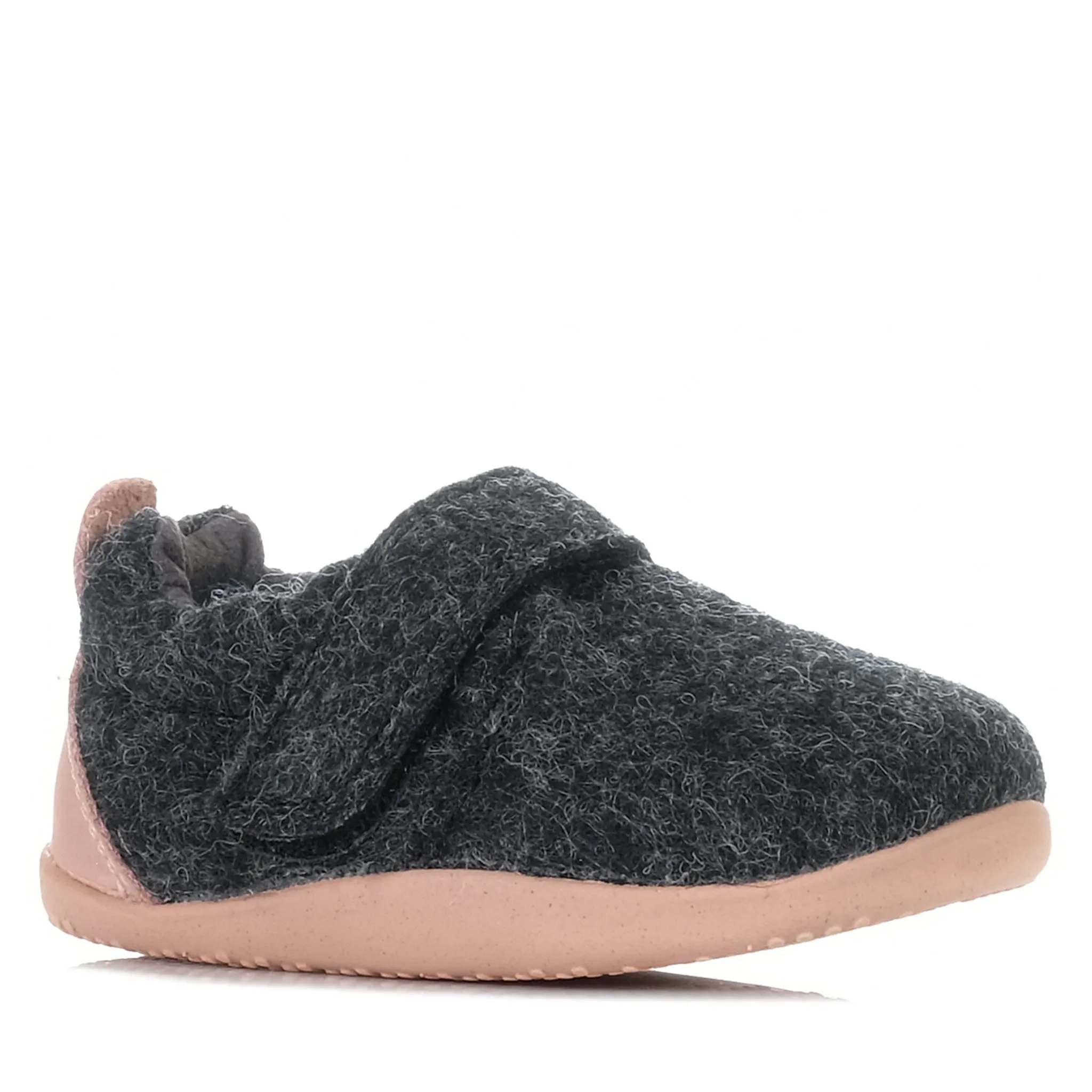 Bobux XP Marvel Felt 502004 Charcoal/Rose Comfy