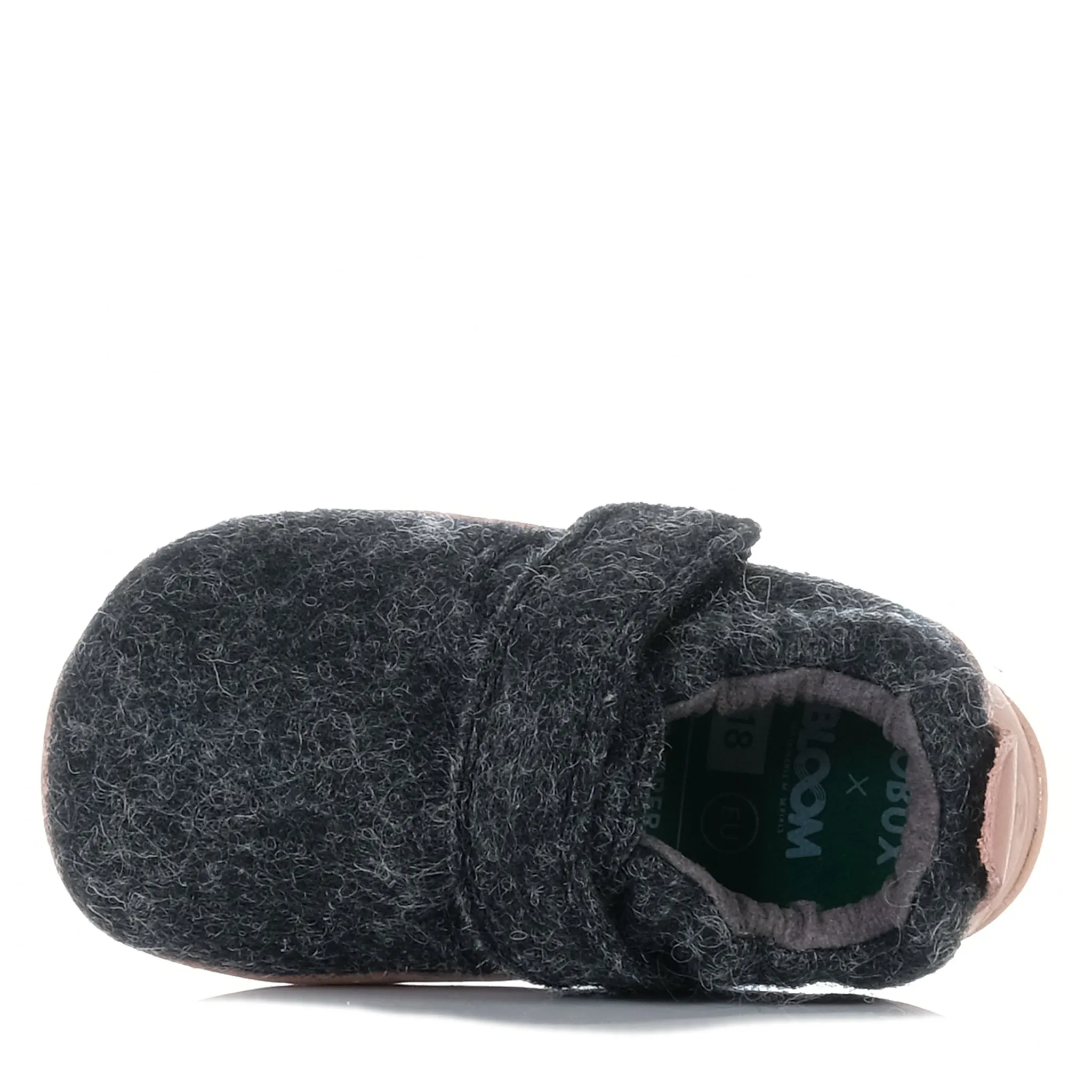 Bobux XP Marvel Felt 502004 Charcoal/Rose Comfy