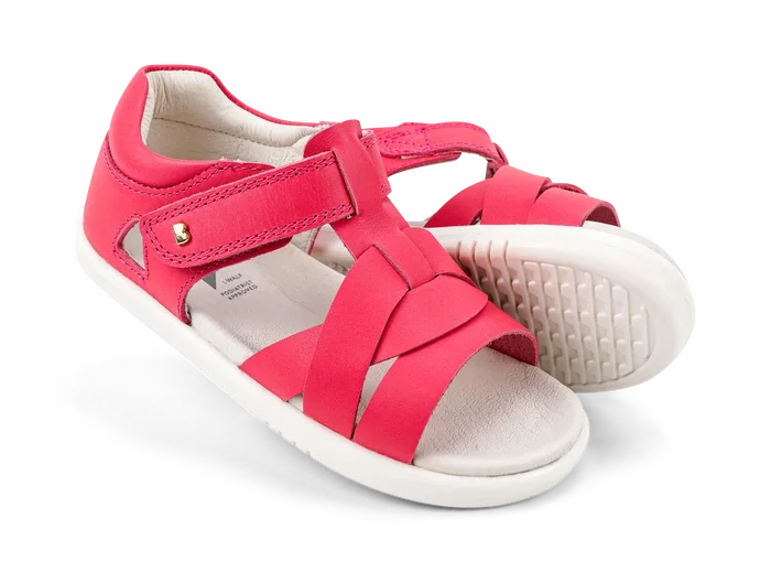 Bobux Iwalk Cove Sandal - Guava Silken Insole