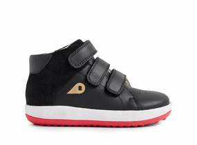 Bobux Iwalk Gamepoint Boot - Black Wind Resistant