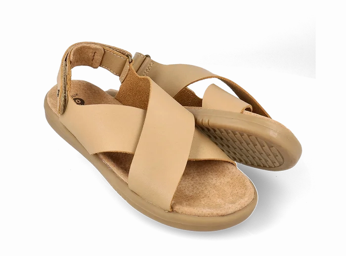 Bobux Iwalk Glide Sandal - Parchment Stunning Fashion Sandals