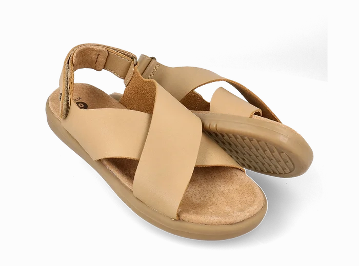 Bobux Iwalk Glide Sandal - Parchment Stunning Fashion Sandals