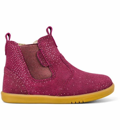 Bobux Iwalk Jodhpur Boot - Boysenberry Starbust Sharp Look