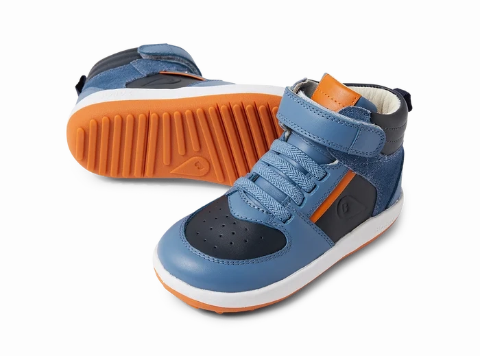 Bobux Iwalk Topspin Boot - Elemental Blue Soft Padding