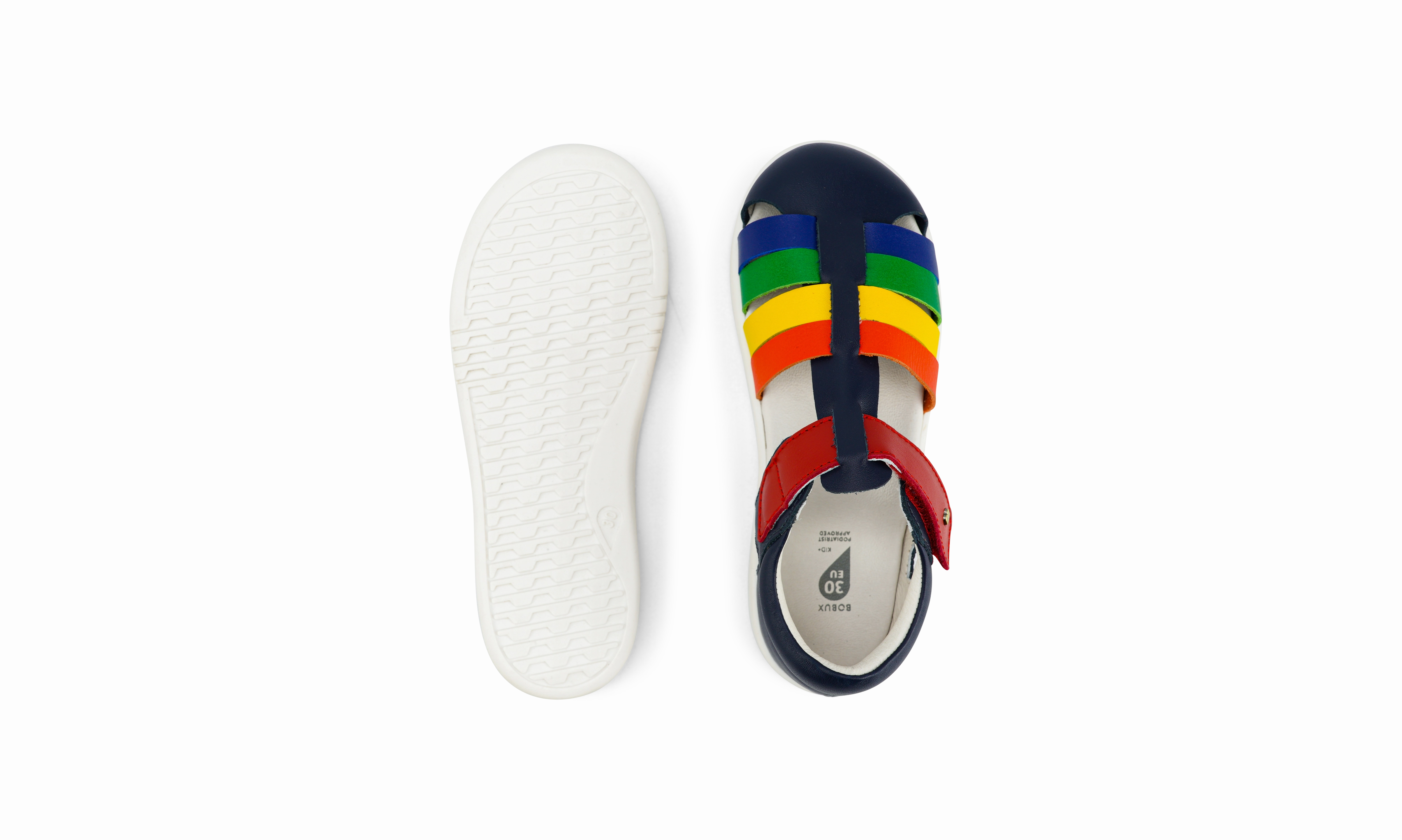 Bobux KID  Tidal Sandal - Navy/Multi Float Step