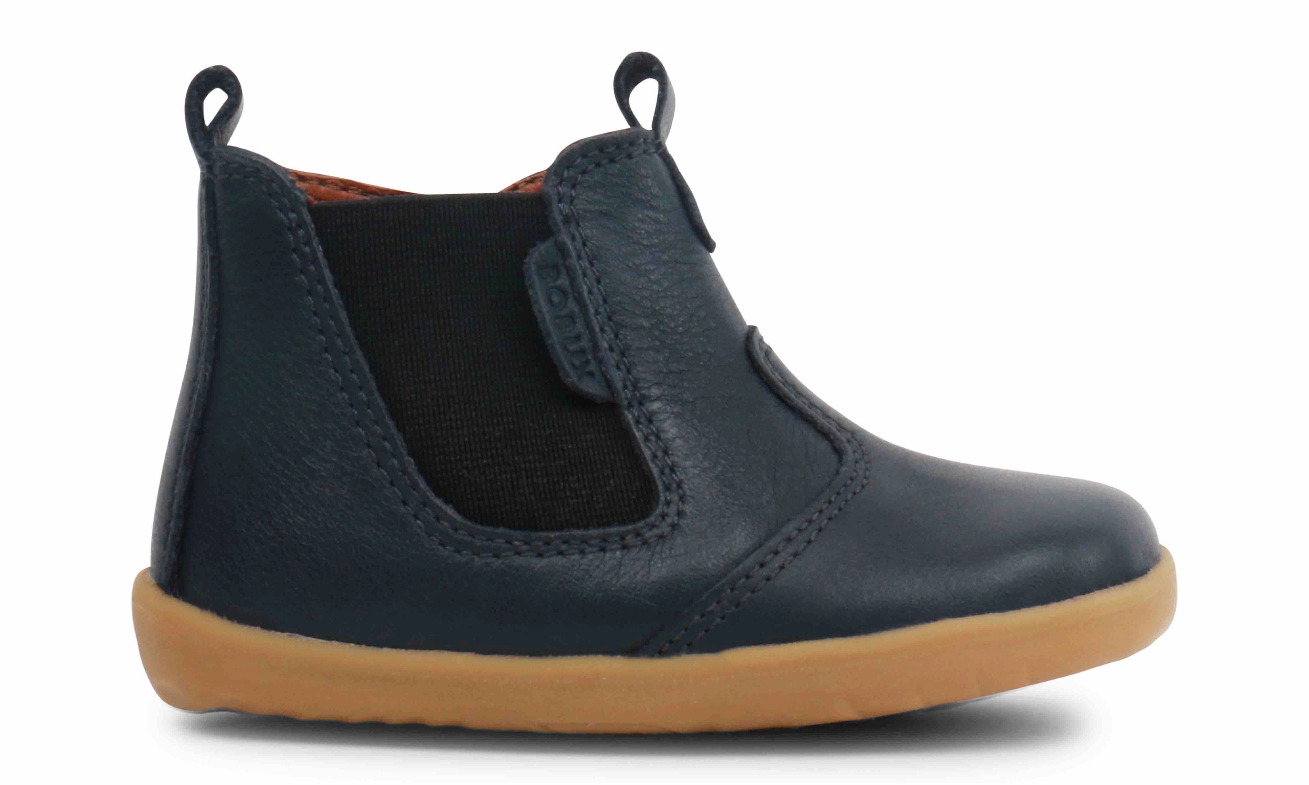 Bobux Step Up Jodhpur - Navy Long Walk Secure Hold