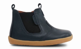 Bobux Step Up Jodhpur - Navy Long Walk Secure Hold