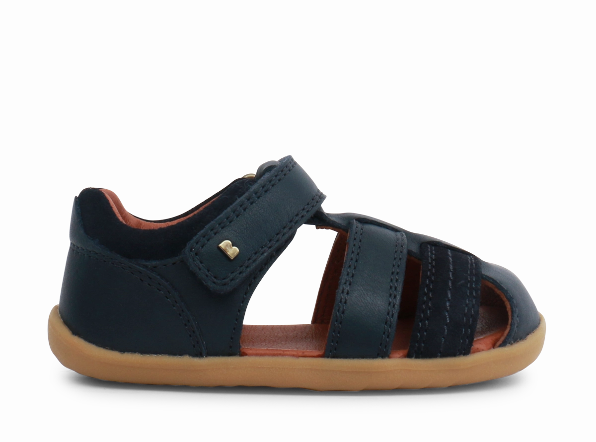 Bobux Step Up Roam Sandal - Navy Compact Fit High-Quality Outdoor Shoes