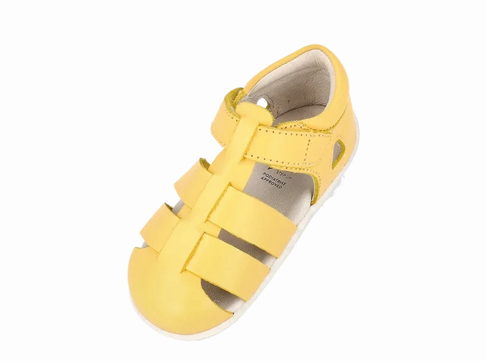 Sidewalk Ready All weather Bobux Step Up Tidal Sandal  - Pineapple