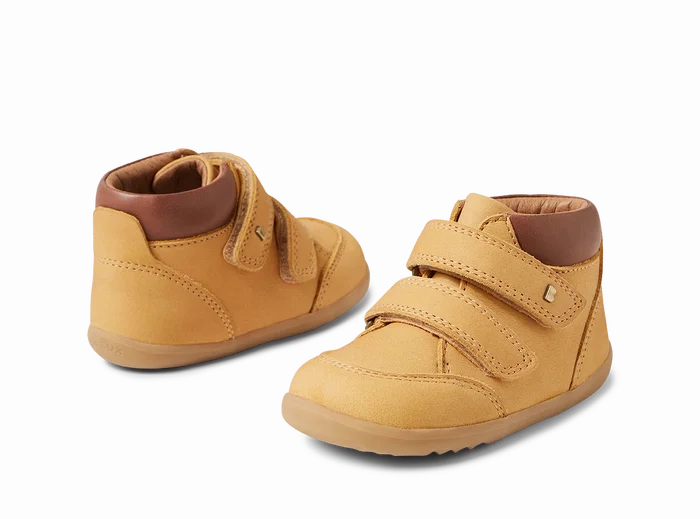 Bobux Step Up Timber Boot - Oak Buff ShockAbsorbing