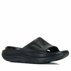 Fast Drying Hoka Ora Recovery Slide 3 Black