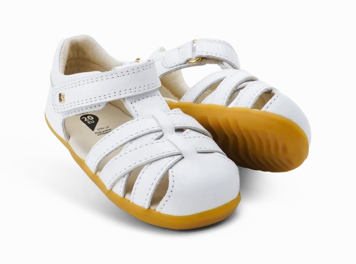 Bold Sandals Bobux Step Up Cross Jump - White