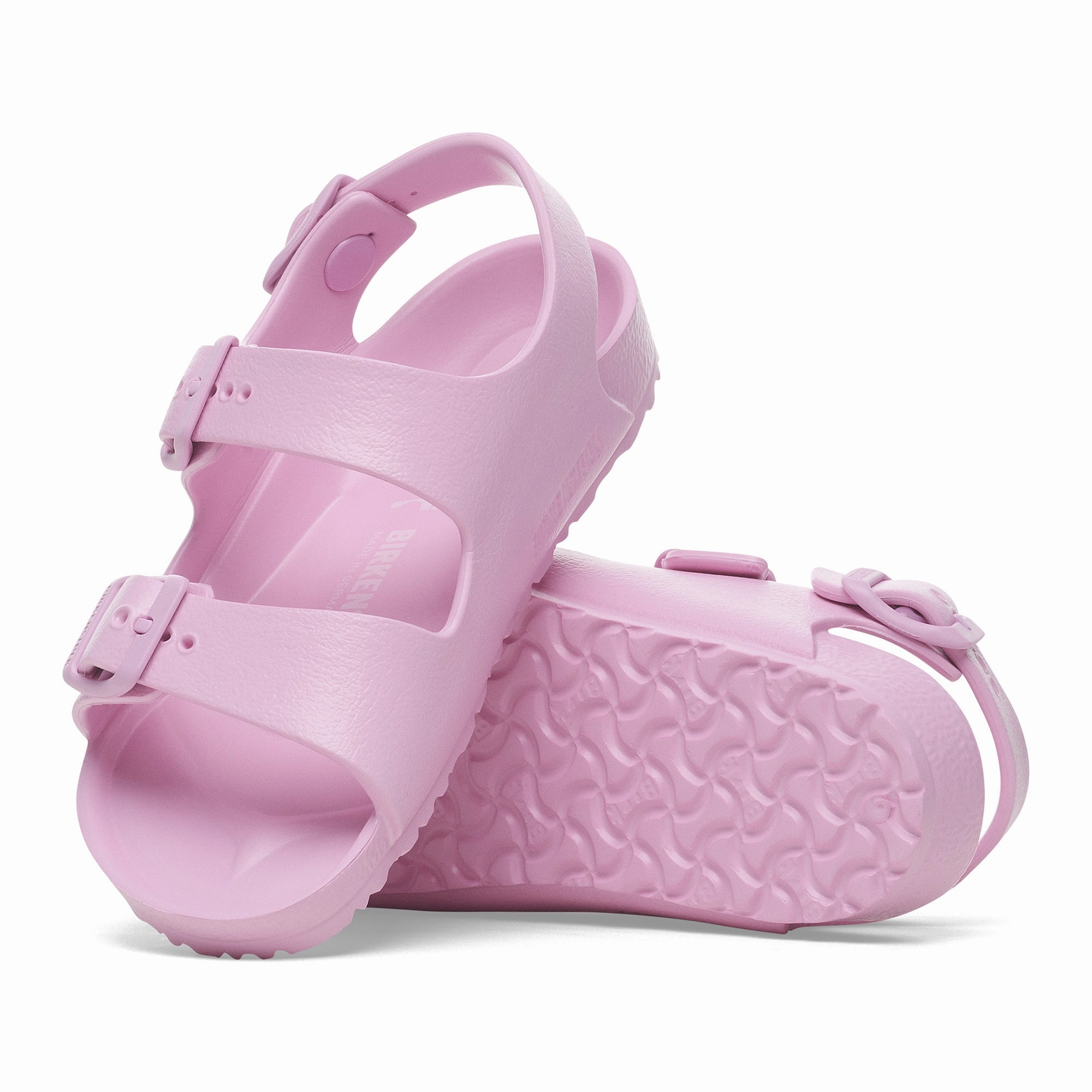 Bold Strap Sandals Birkenstock Kids Milano EVA - Fondant Pink - Narrow