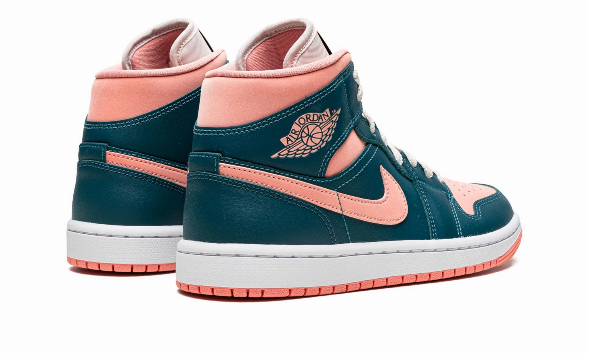 Boosted performance Air Jordan 1 Mid Dark Teal