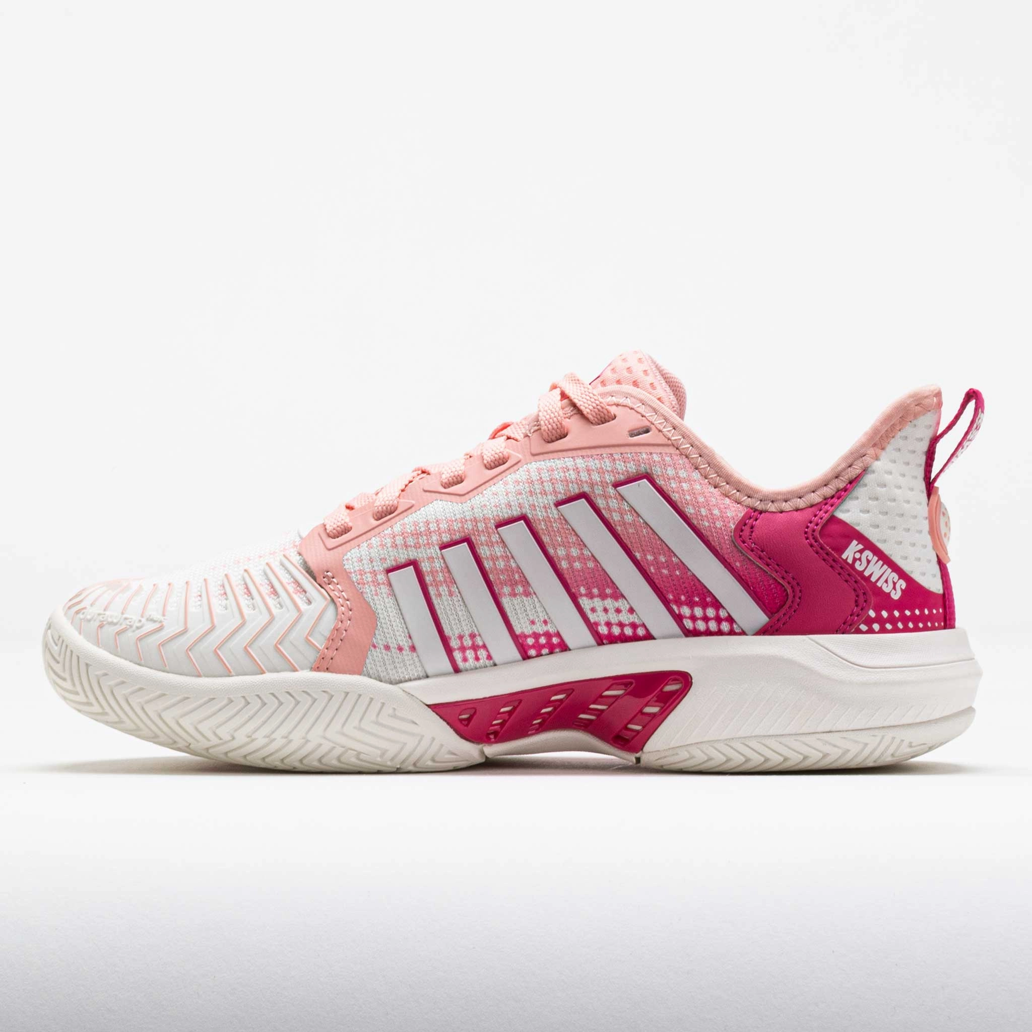 Breath System K-Swiss Pickleball Supreme Women's Cloud Dancer/Raspberry Sorbet