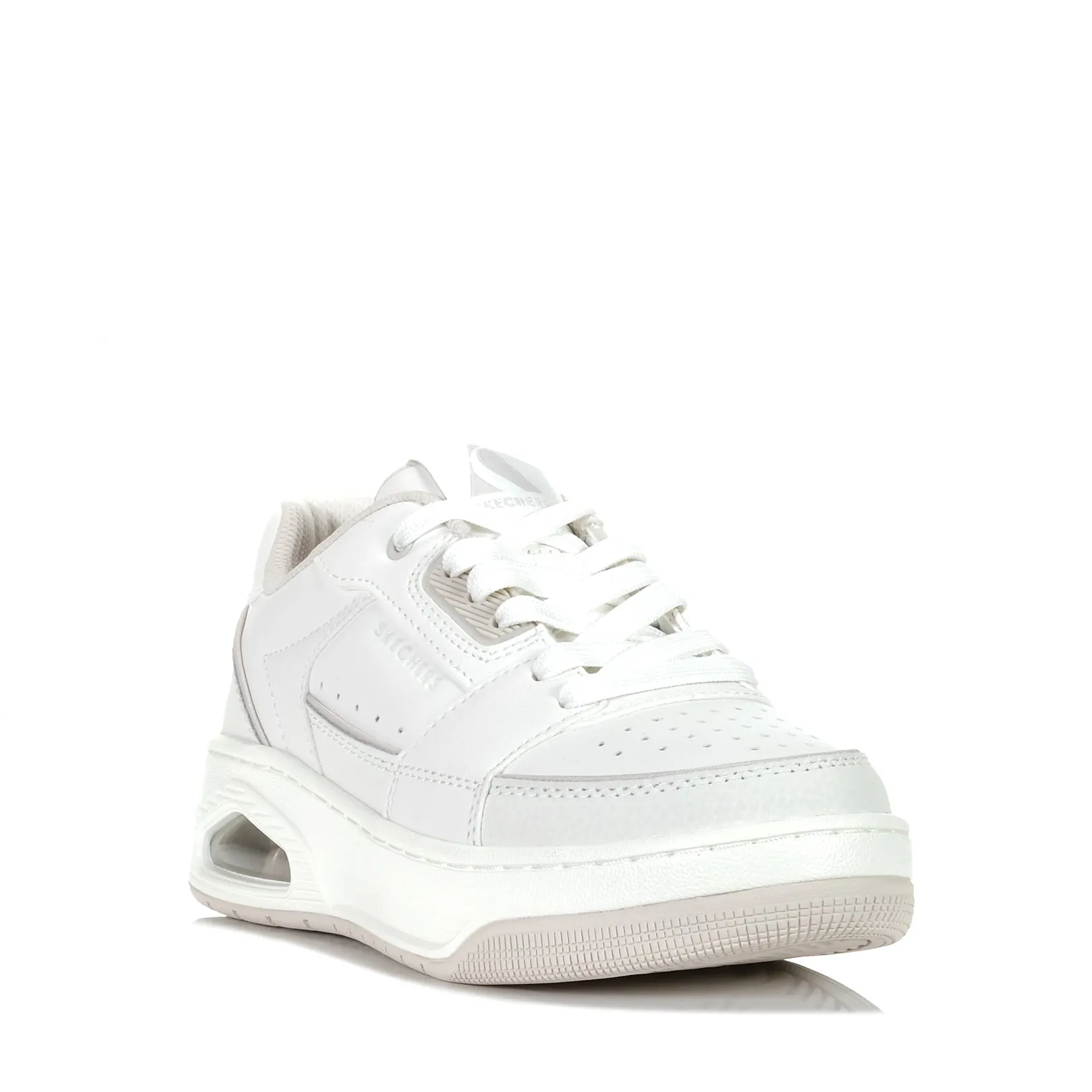Breathable Ease Skechers Uno Court - Courted Style 177710 White