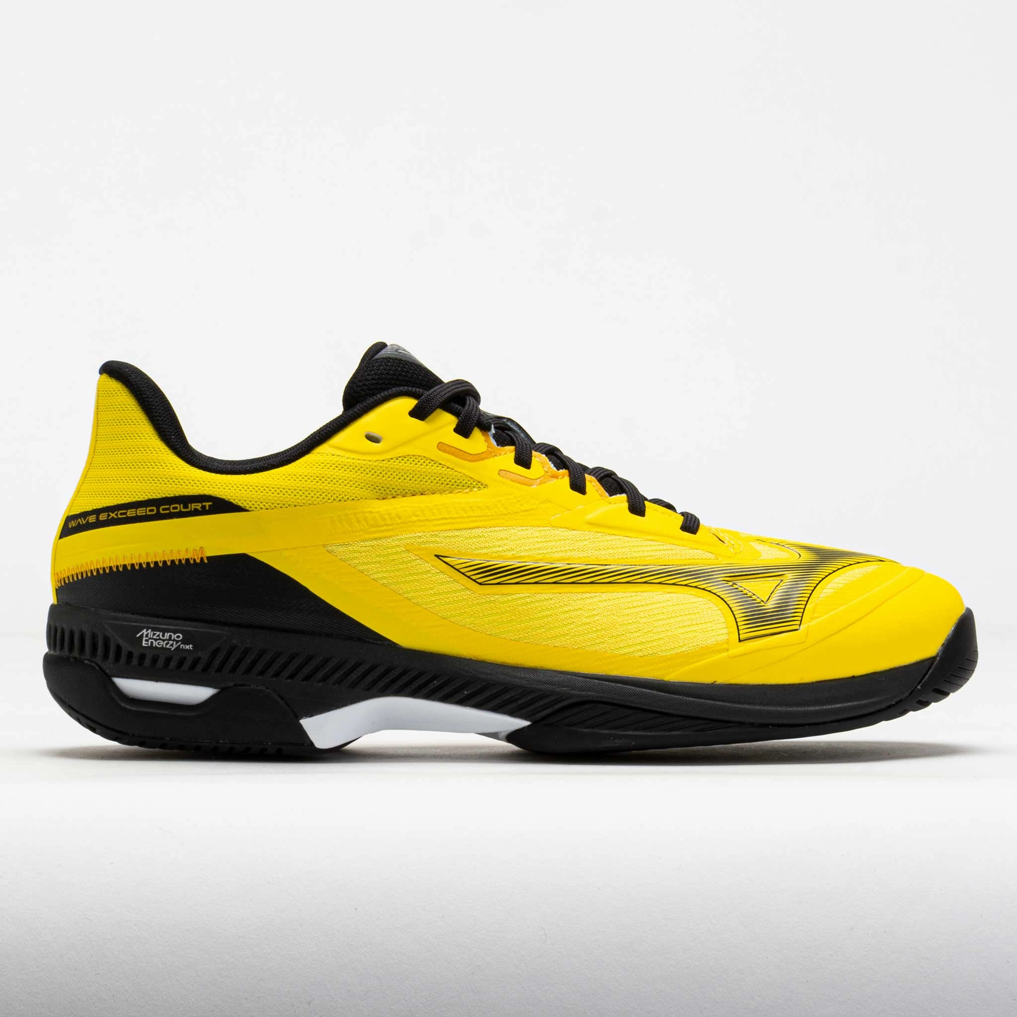 Breathable Construction Mizuno Wave Exceed Court AC Men's Vibrant Yellow/Black