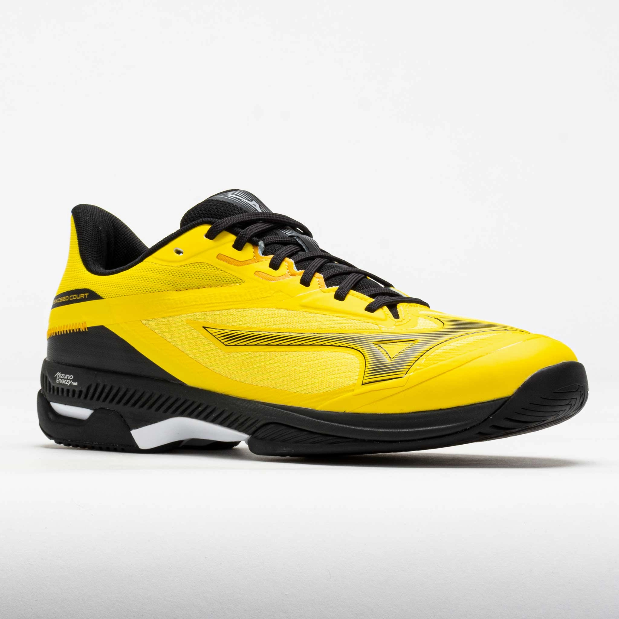 Breathable Construction Mizuno Wave Exceed Court AC Men's Vibrant Yellow/Black