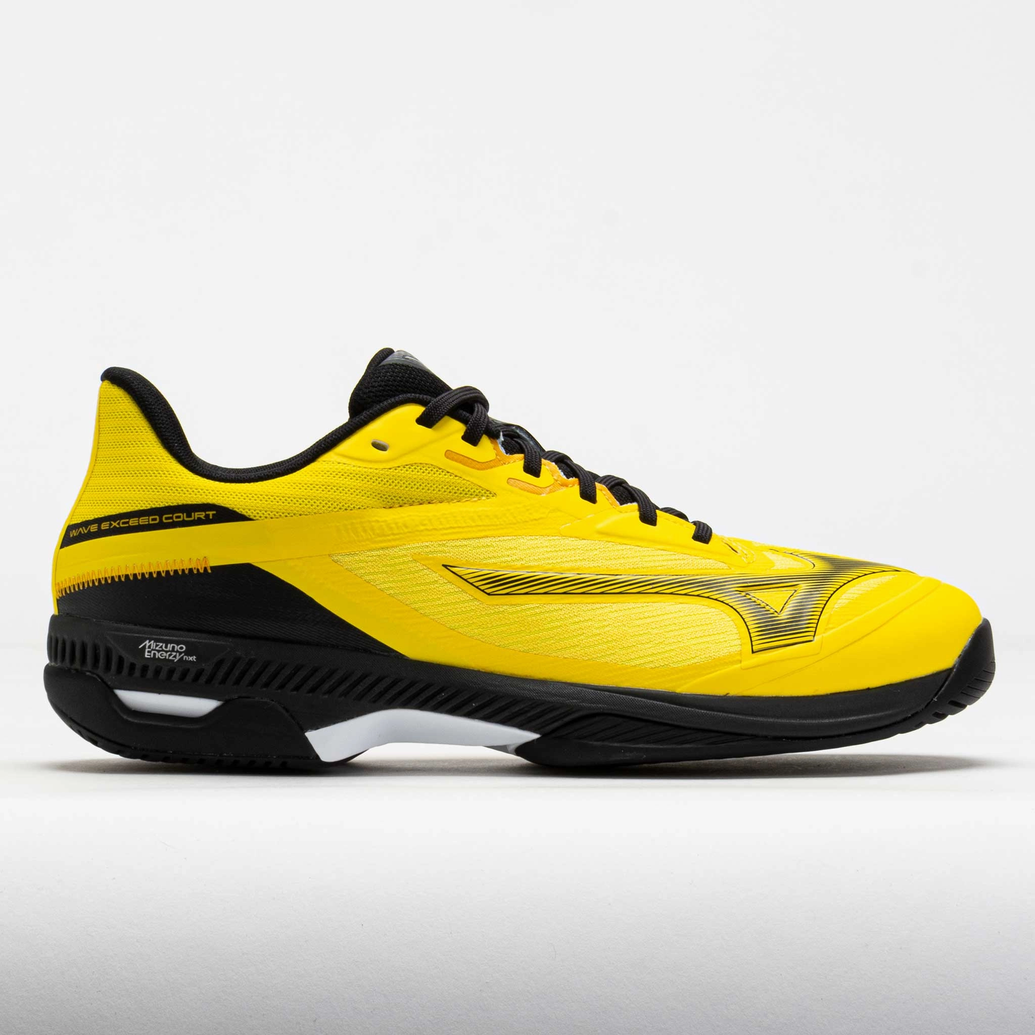 Breathable Construction Mizuno Wave Exceed Court AC Men's Vibrant Yellow/Black