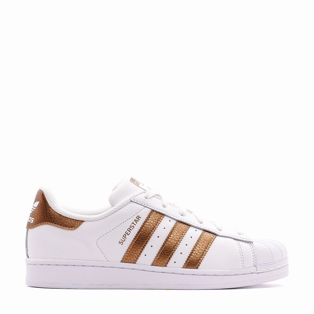 Breathable Design Adidas Originals Superstar Junior White Copper CQ0769