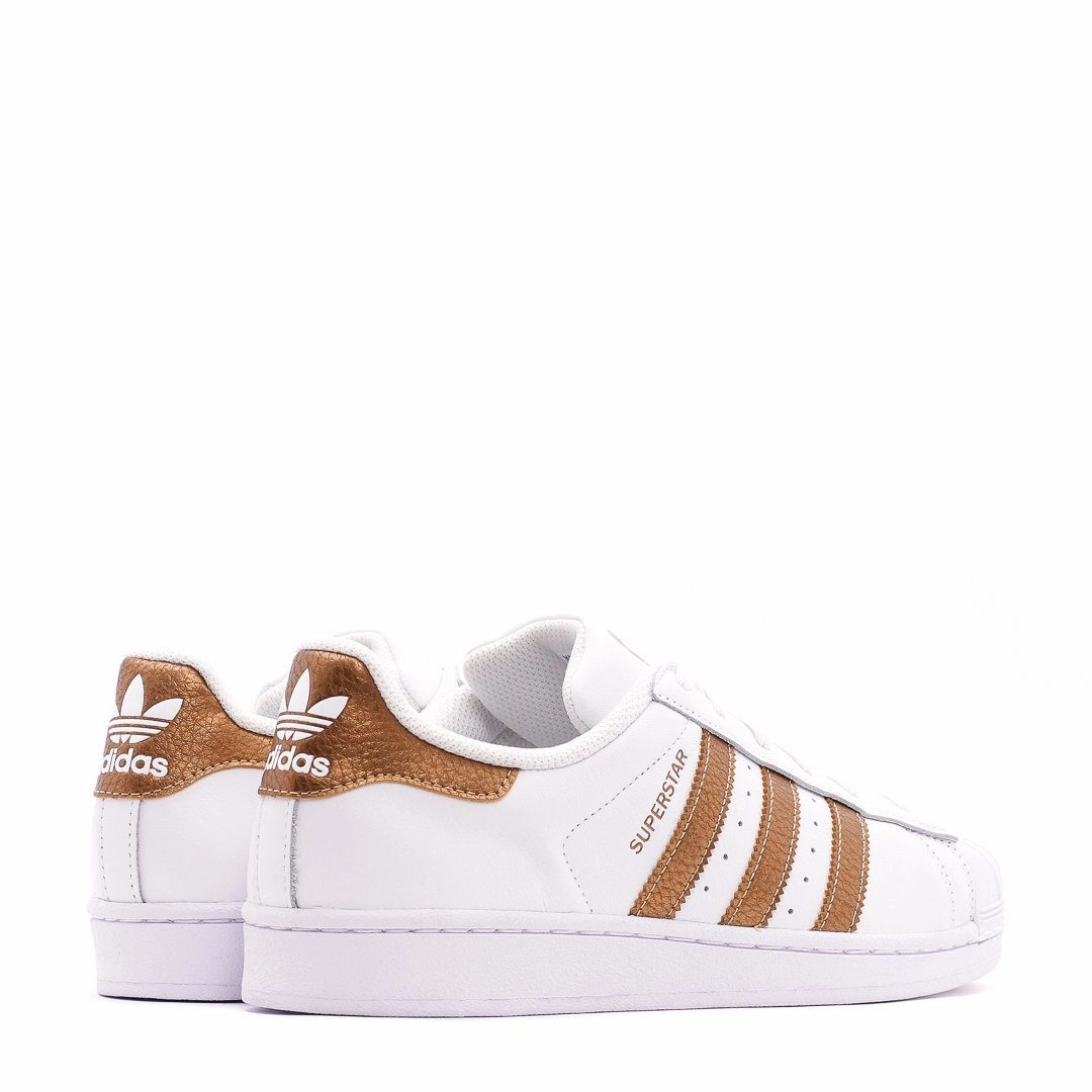 Breathable Design Adidas Originals Superstar Junior White Copper CQ0769