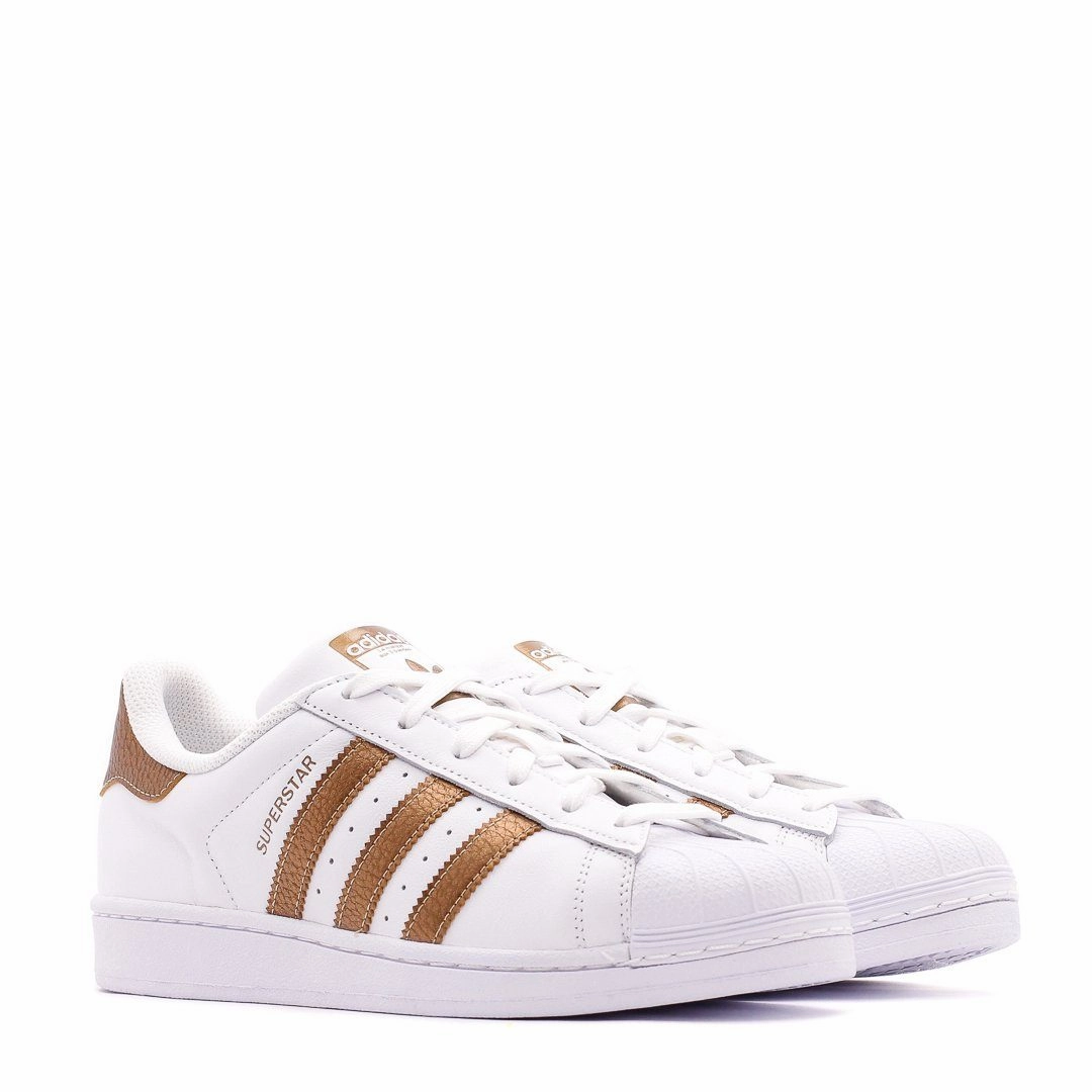 Breathable Design Adidas Originals Superstar Junior White Copper CQ0769