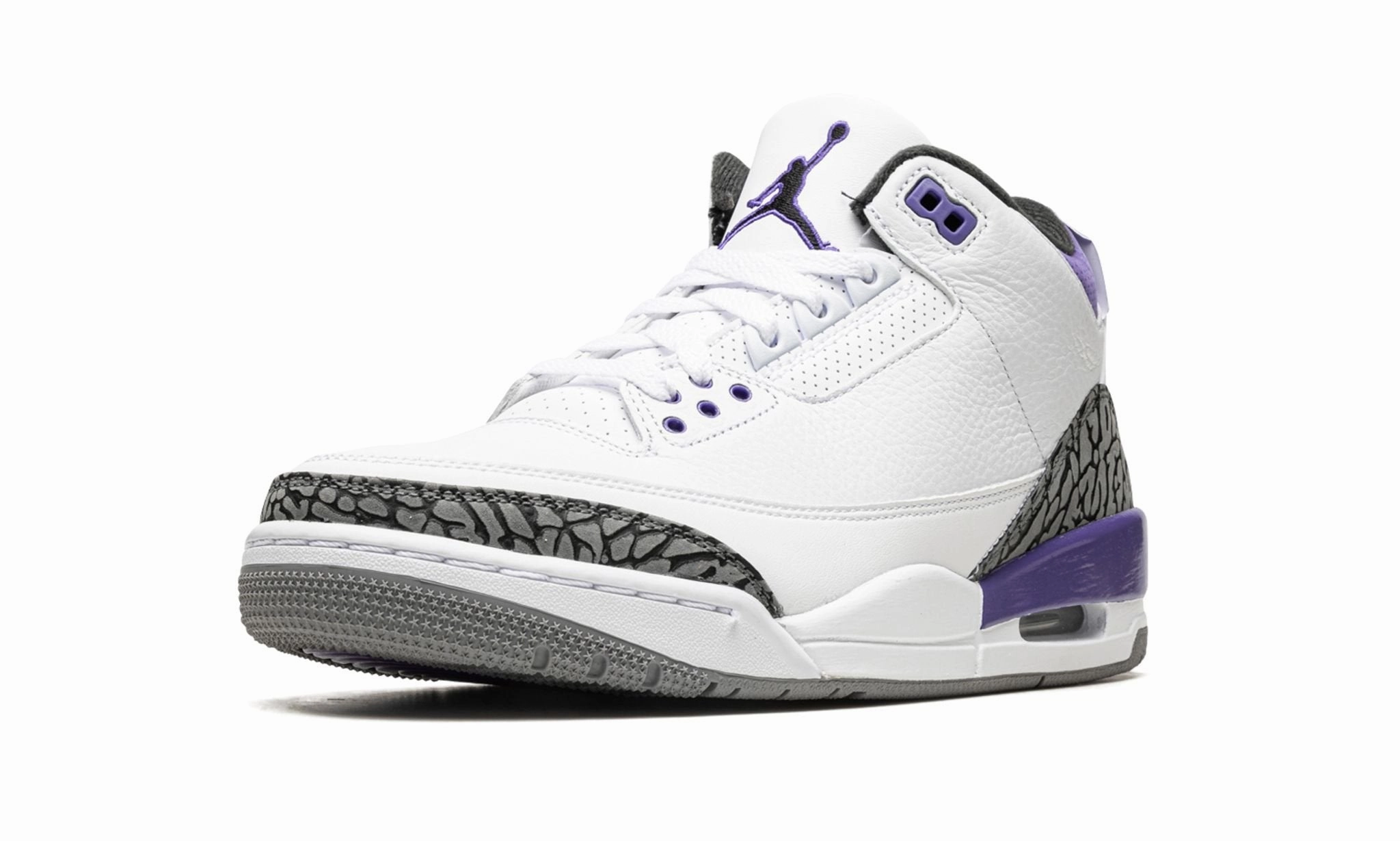 Breathable Footwear Inserts Air Jordan 3 Retro Dark Iris