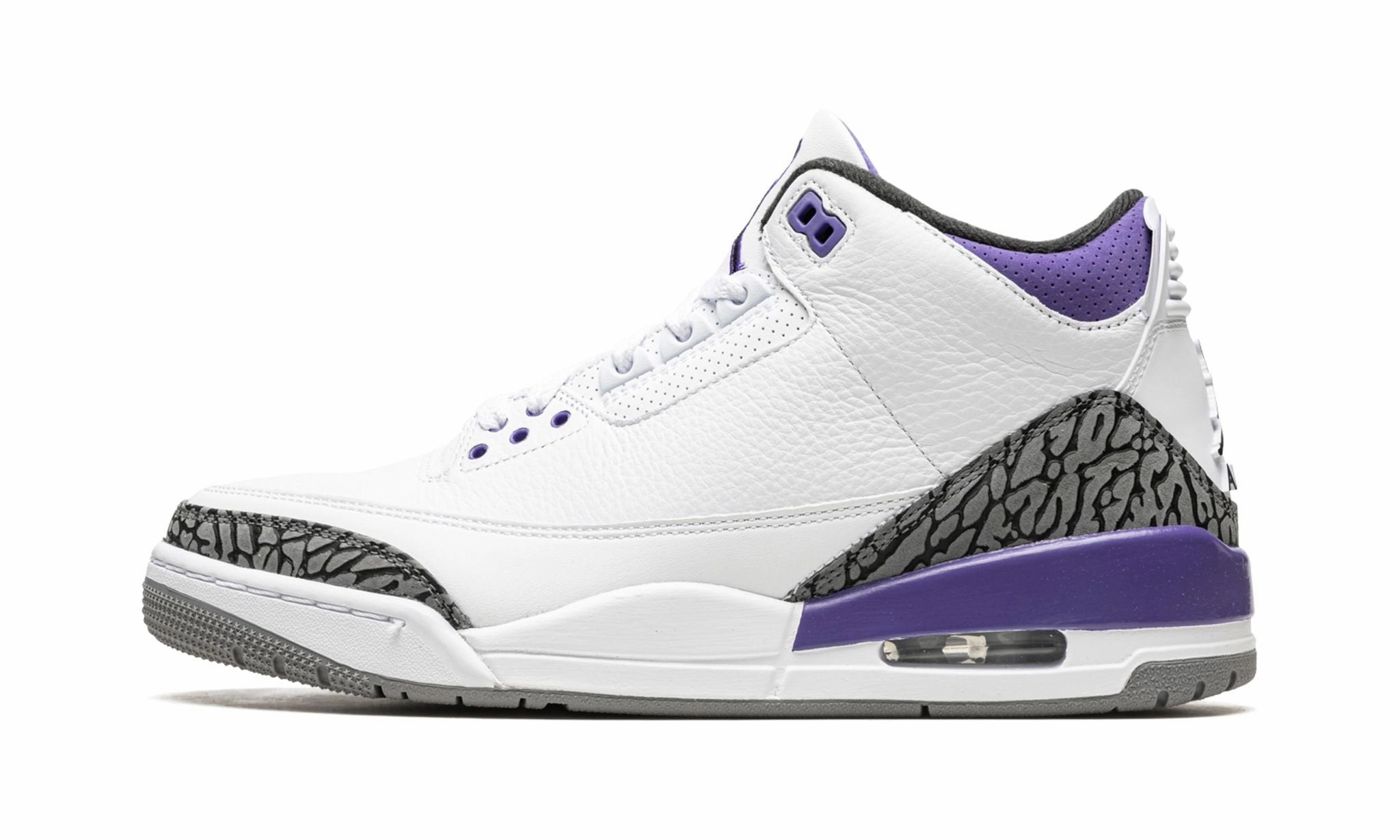 Functional utility stretchy - material shoes Air Jordan 3 Retro Dark Iris
