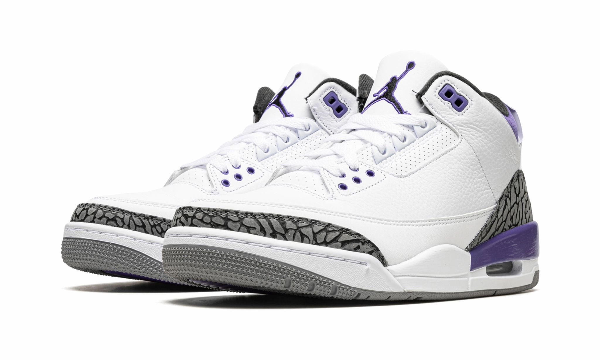 Breathable Footwear Inserts Air Jordan 3 Retro Dark Iris