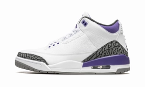 Functional utility stretchy - material shoes Air Jordan 3 Retro Dark Iris