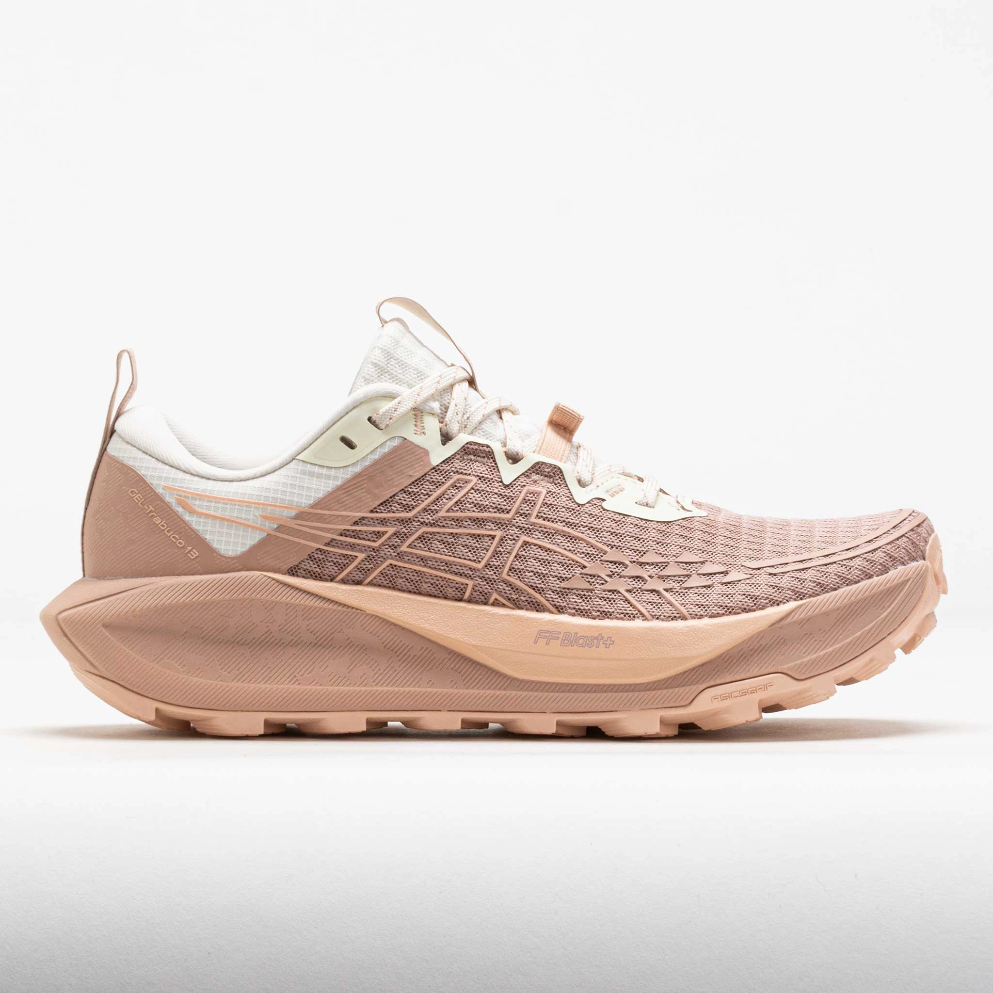 Breathable mesh ASICS GEL-Trabuco 13 Women's Dusty Steppe/Rainstorm Grey