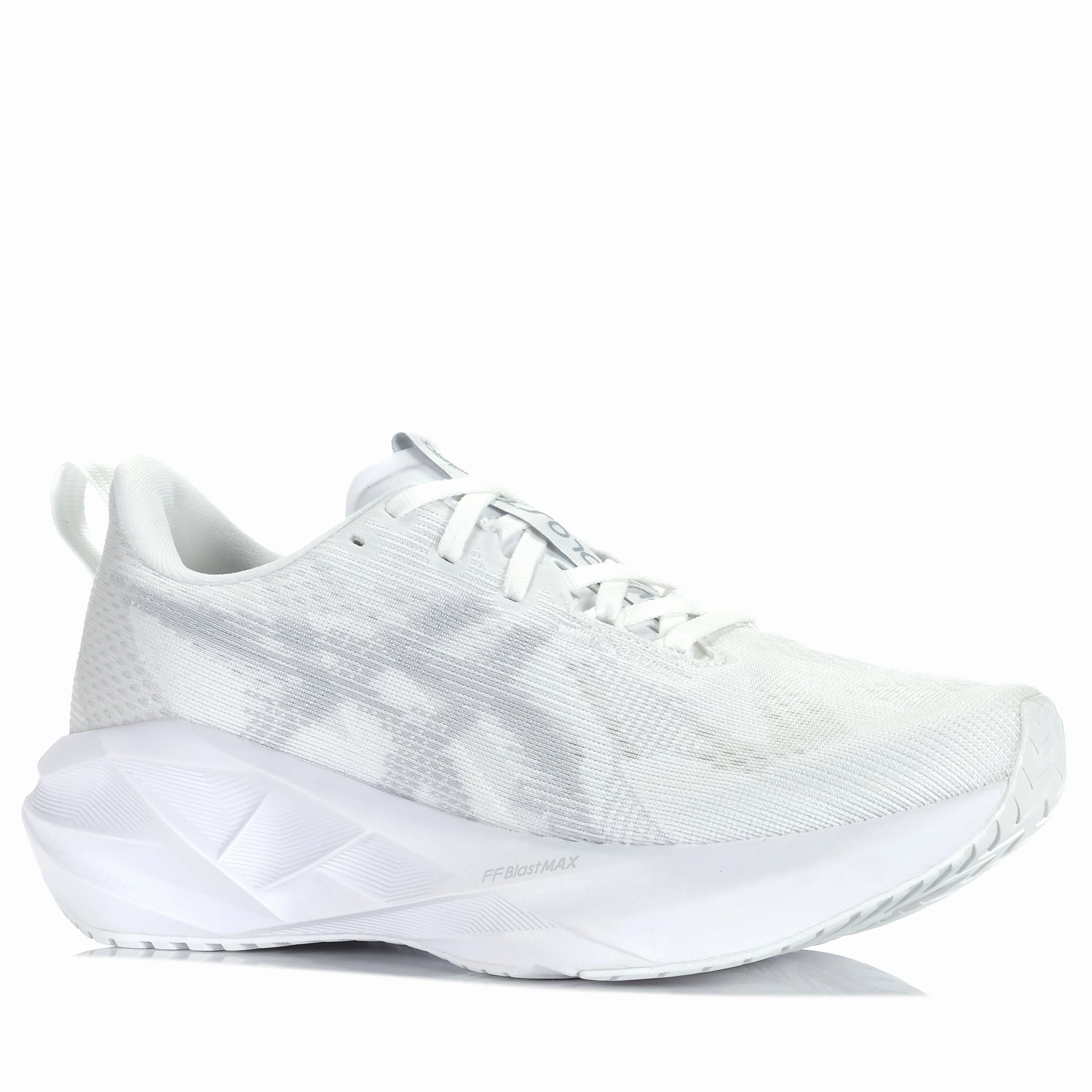 lightweight fabric squash shoes Asics Novablast 5 Womens White/Piedmont Grey