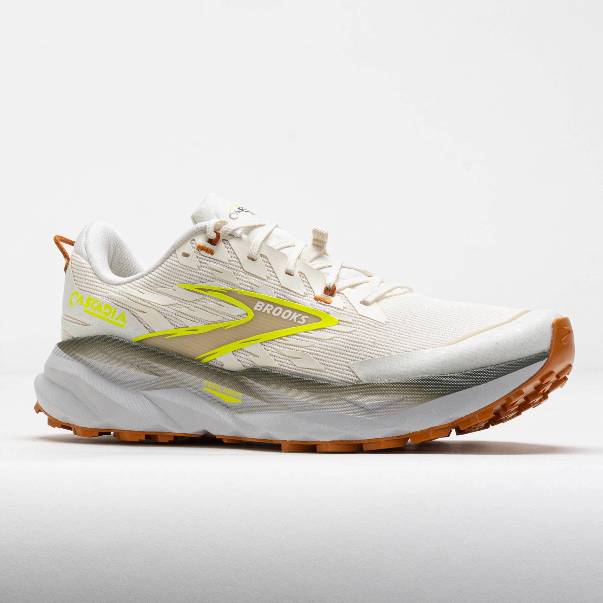 Brooks Cascadia 19 Men's Coconut/Olive/Ginger Rugged Terrain Boots Max