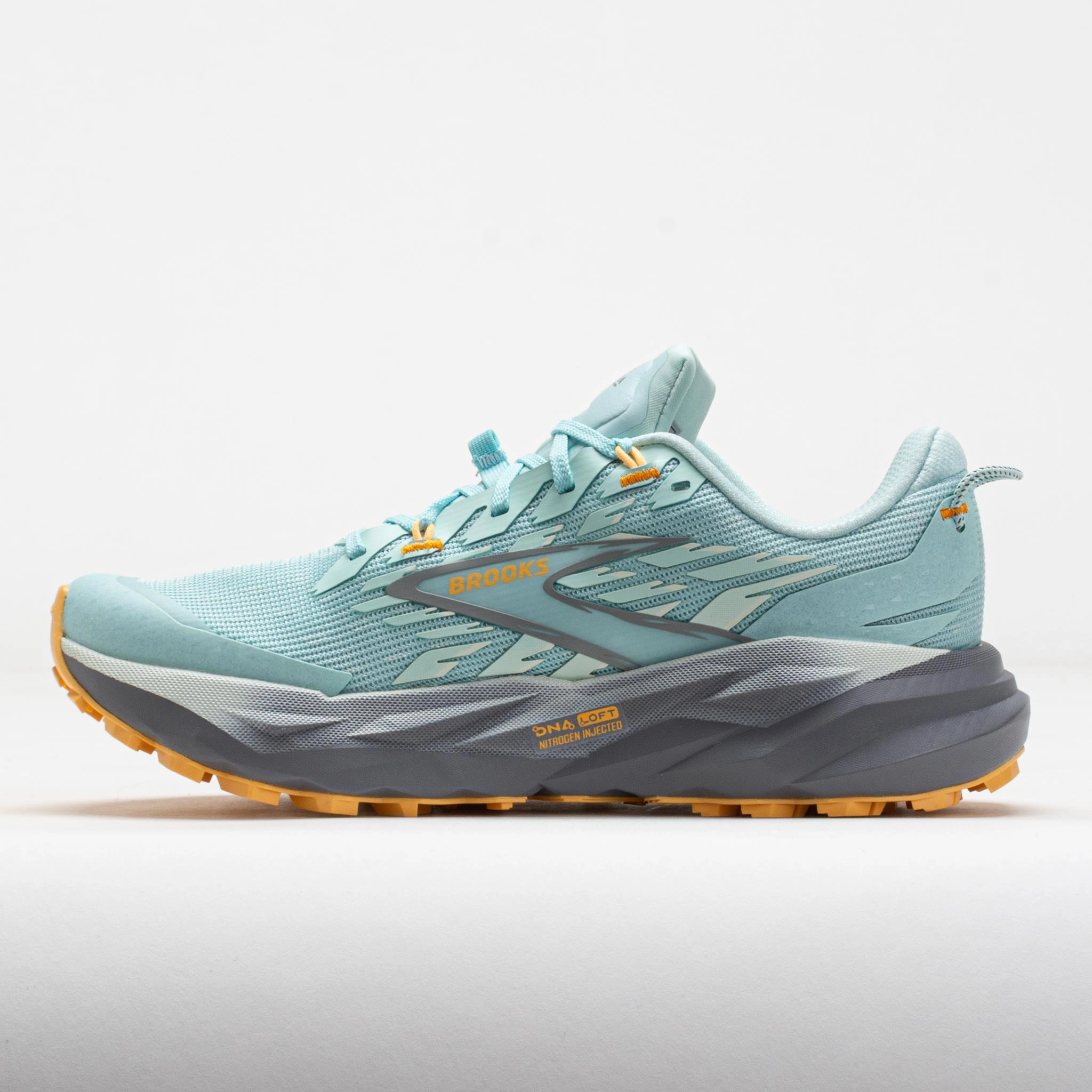 Brooks Cascadia 19 Women's Clearwater/Primer Grey/Apricot Rugged Terrain Gear Max