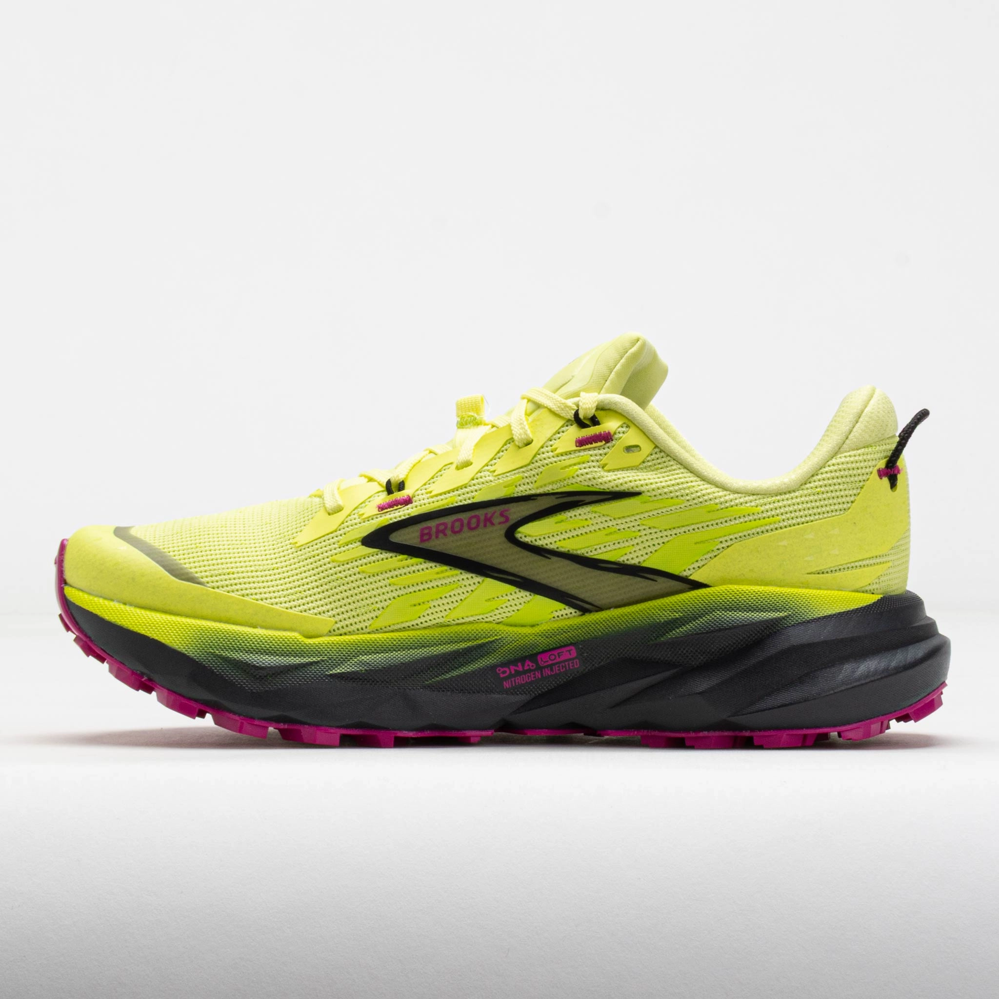 Brooks Cascadia 19 Women's Sunny Lime/Black/Magenta Enhanced comfort