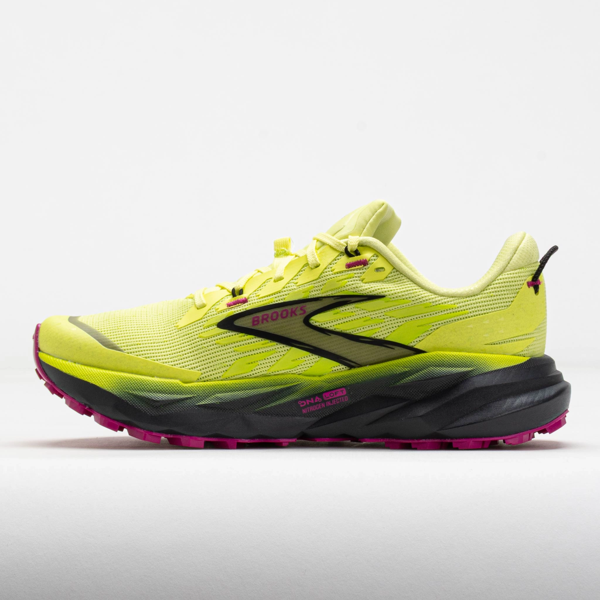 Brooks Cascadia 19 Women's Sunny Lime/Black/Magenta Enhanced comfort