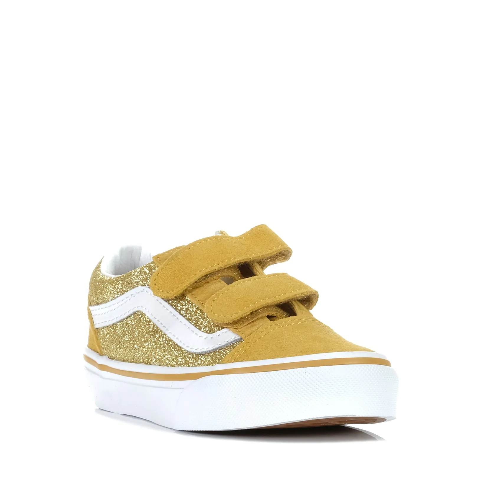 Built-in silhouette Vans Old Skool V Gold Glitter