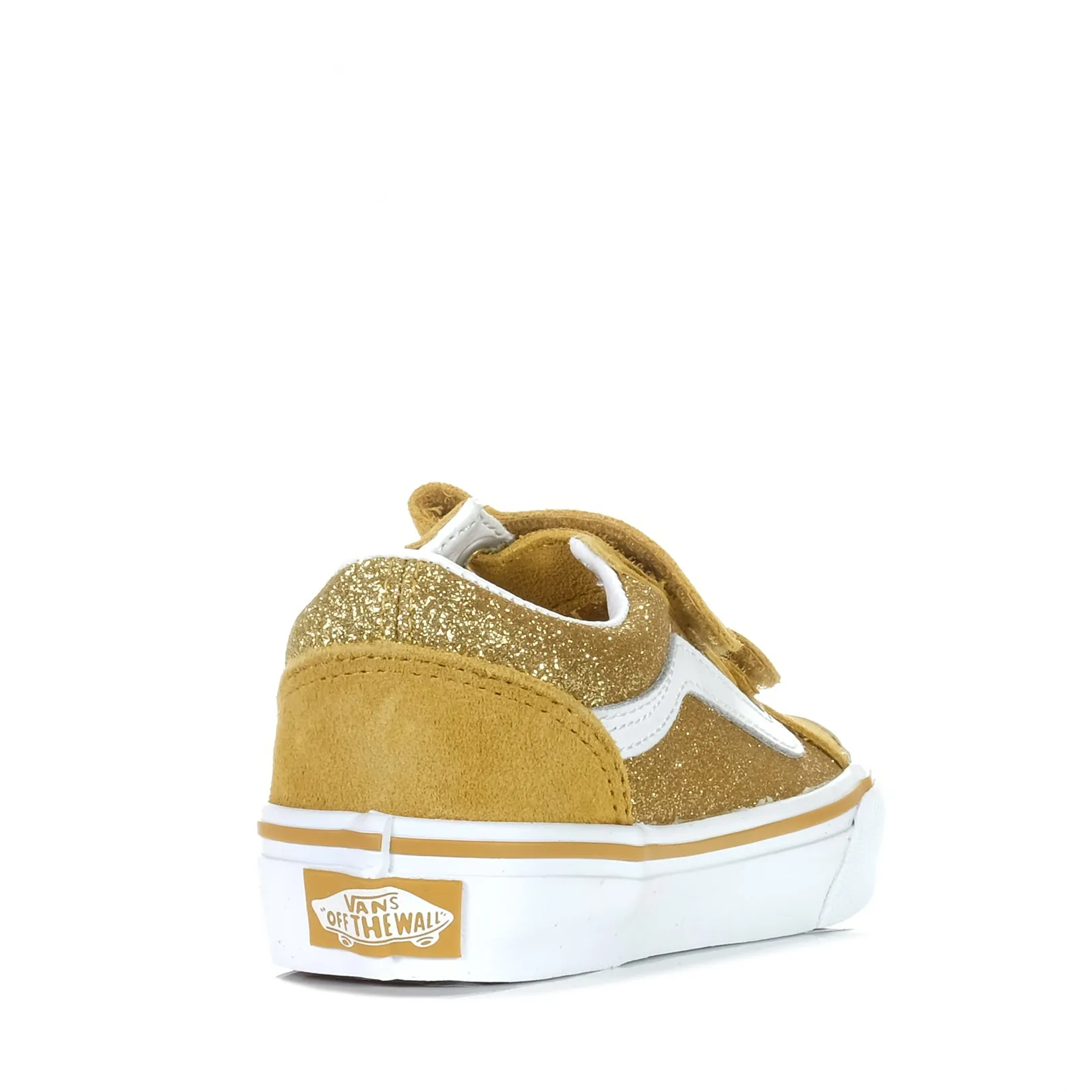 Built-in silhouette Vans Old Skool V Gold Glitter