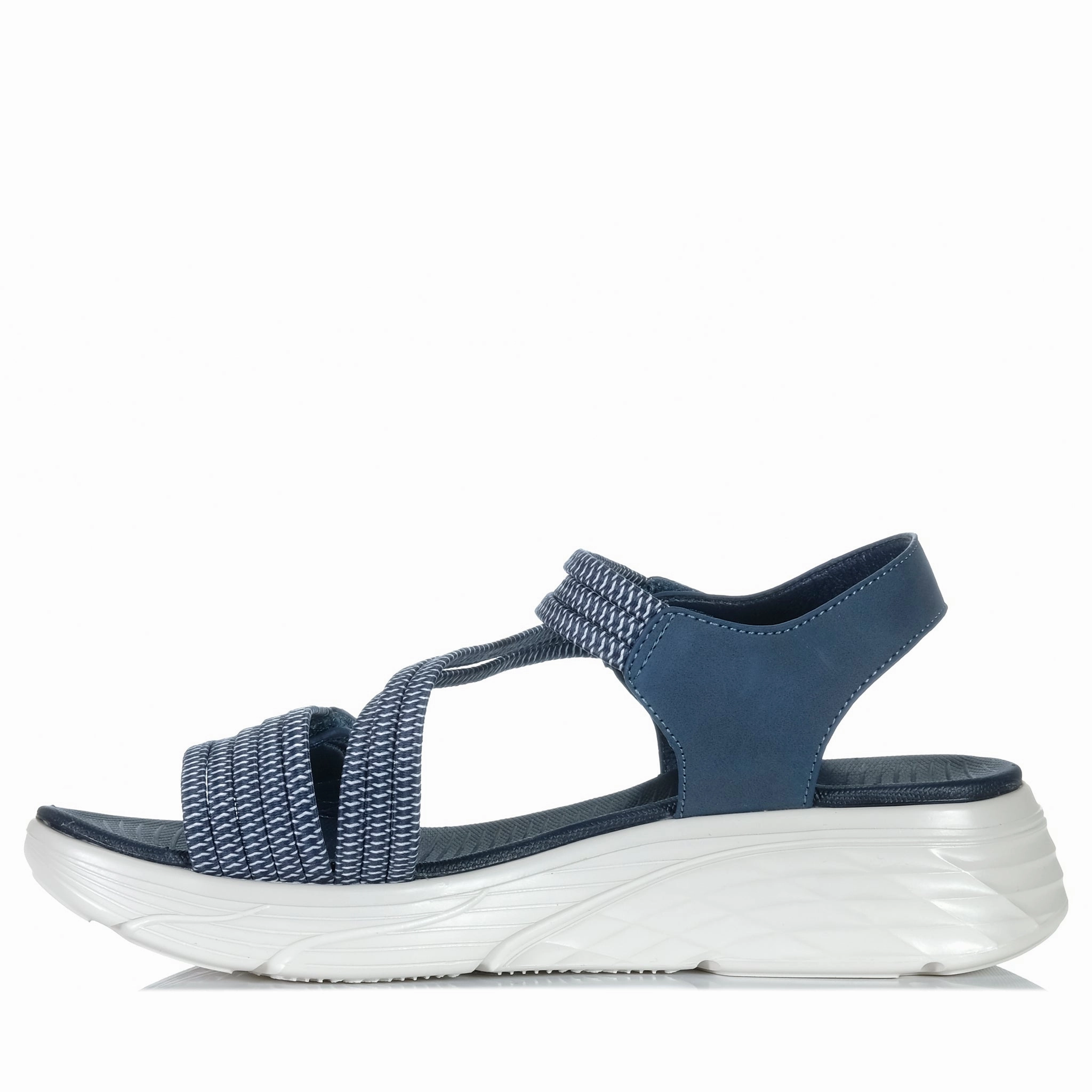 Cassini Menova Navy Elevated Fashion Sandals