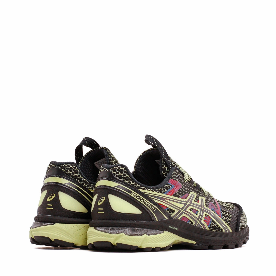 Casual Style Asics Men US4-S Gel-Terrain Black Neon Lime 1203A394-001