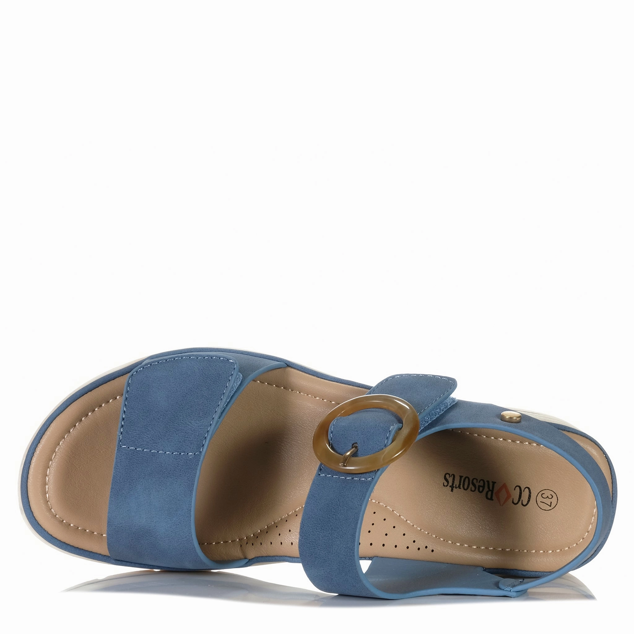 CC Resorts Yarra Denim Iconic Strappy Sandals
