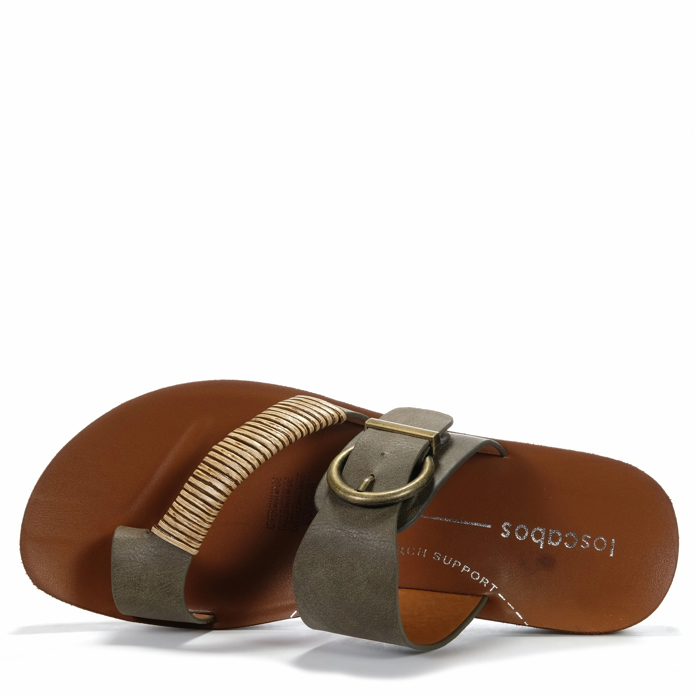 Chic High Fashion Sandals Los Cabos Bria Khaki