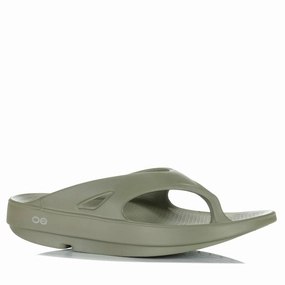 Sea View Stable Step Oofos OOriginal Thong Foliage