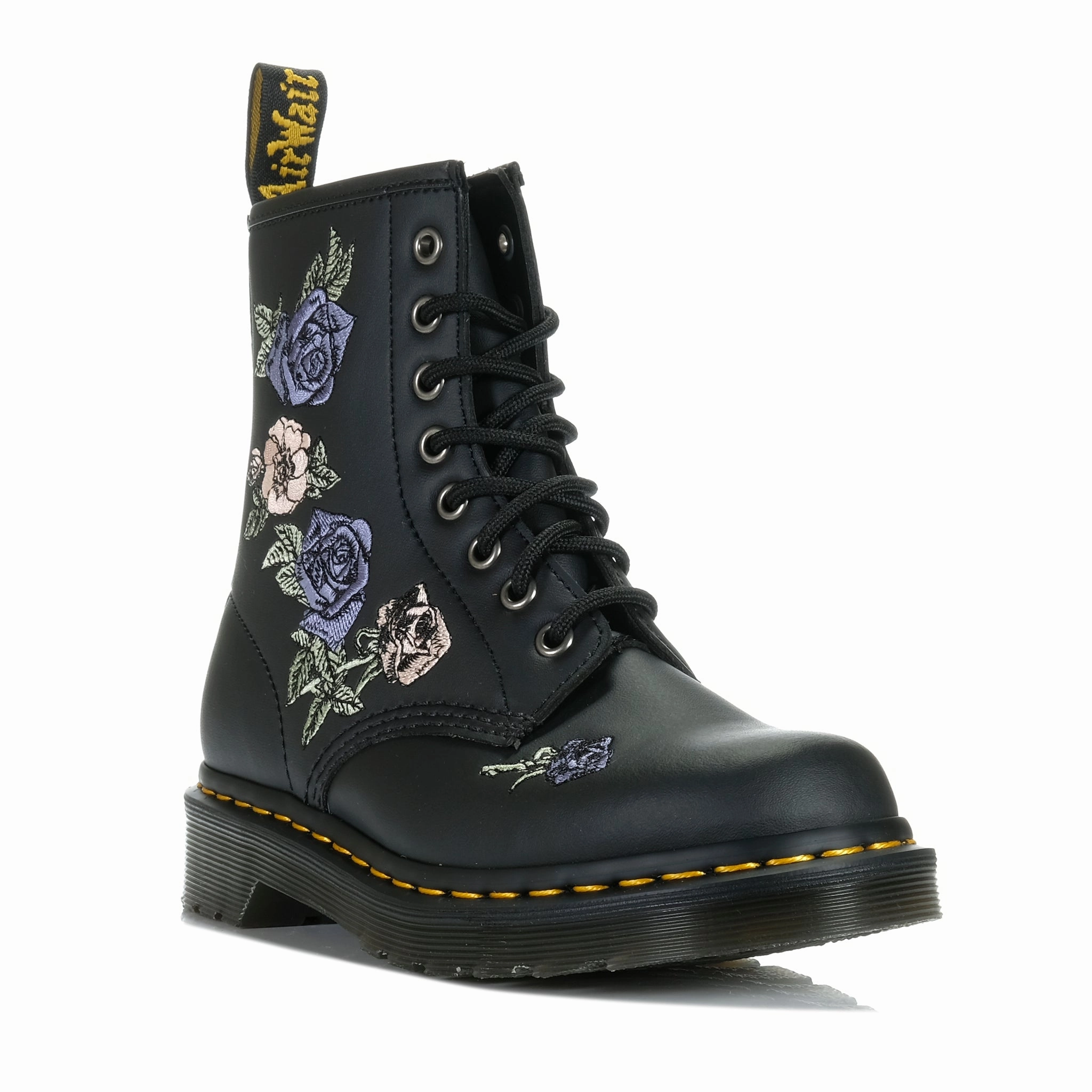 Chukka Ready Dr Martens 1460 Vonda Genix Nappa Black