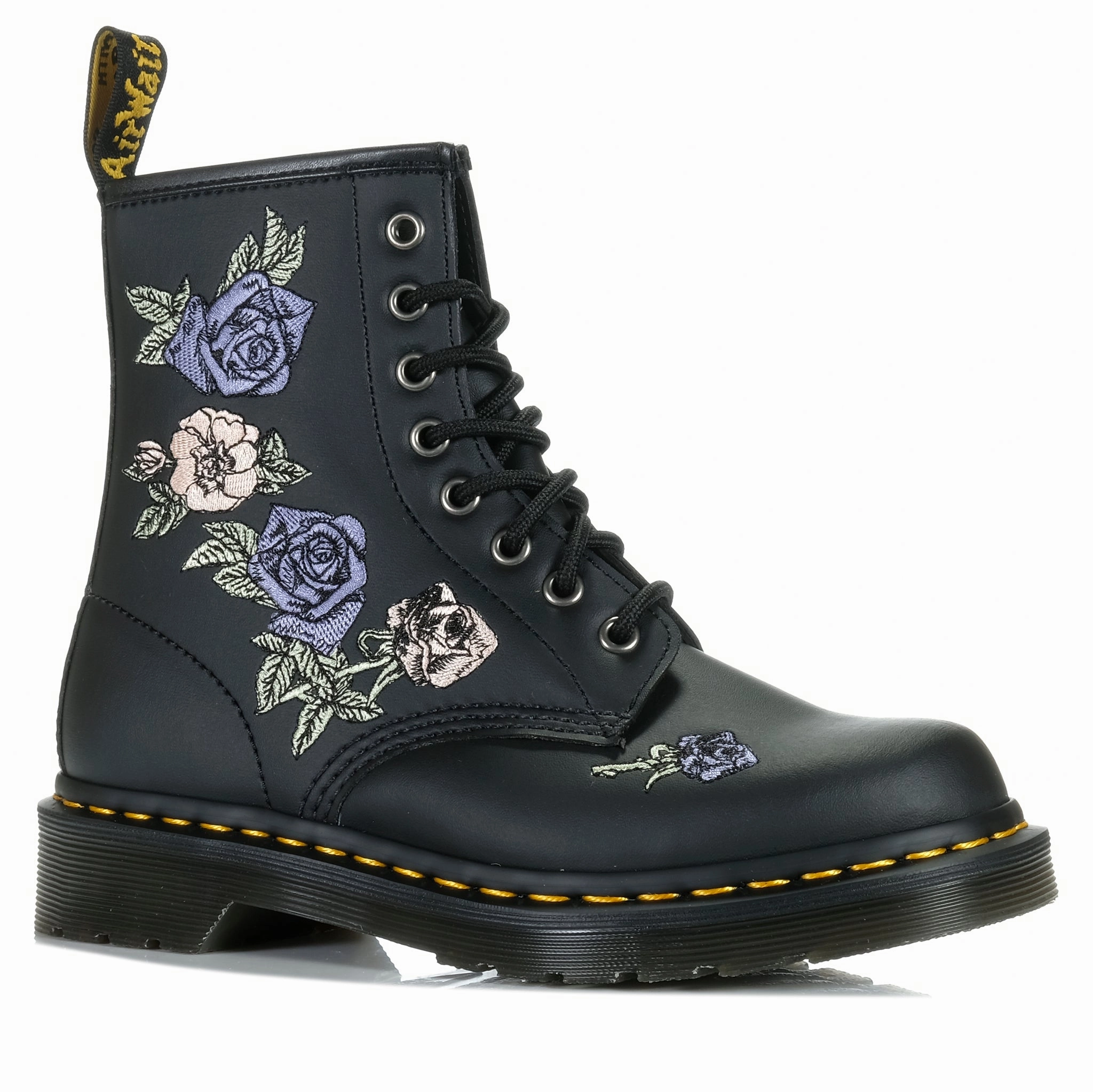 Vintage Style Fashion Statement Dr Martens 1460 Vonda Genix Nappa Black